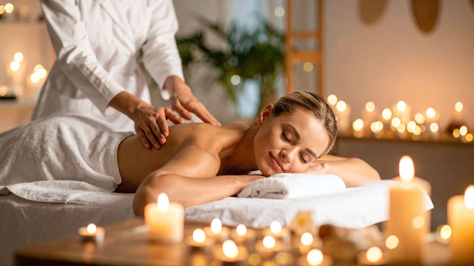 Private massage therapy room at Maya Egyptian Spa Chennai