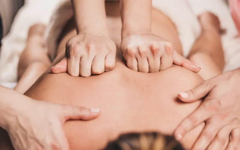Luxury 4 Hands Massage Therapy treatment room in Nungambakkam Chennai