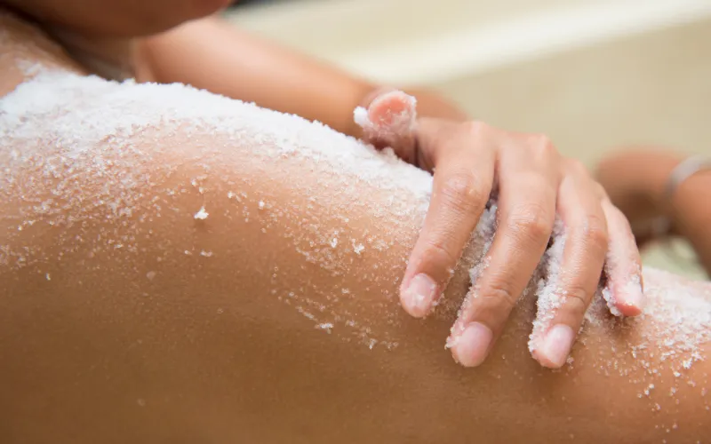 Relaxing full body scrub spa treatment room Chennai