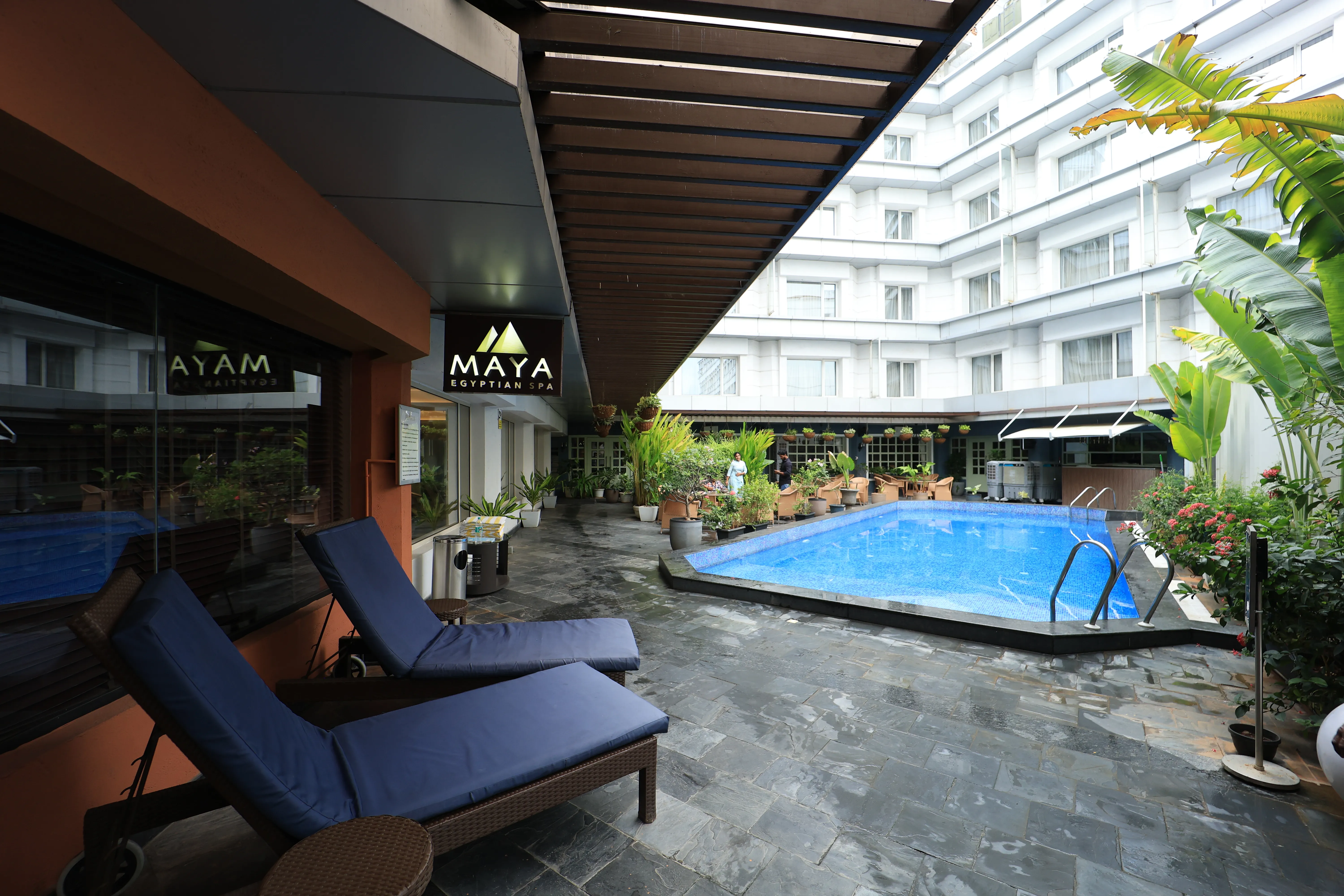 Massage spa decor Maya Egyptian Spa Chennai